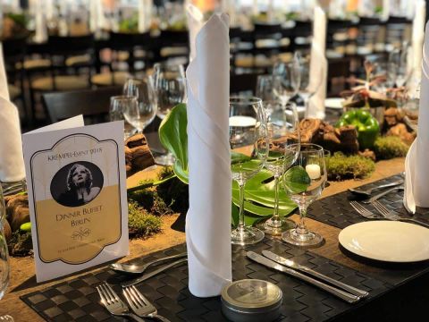 Barbequegrill bei Firmenevent
